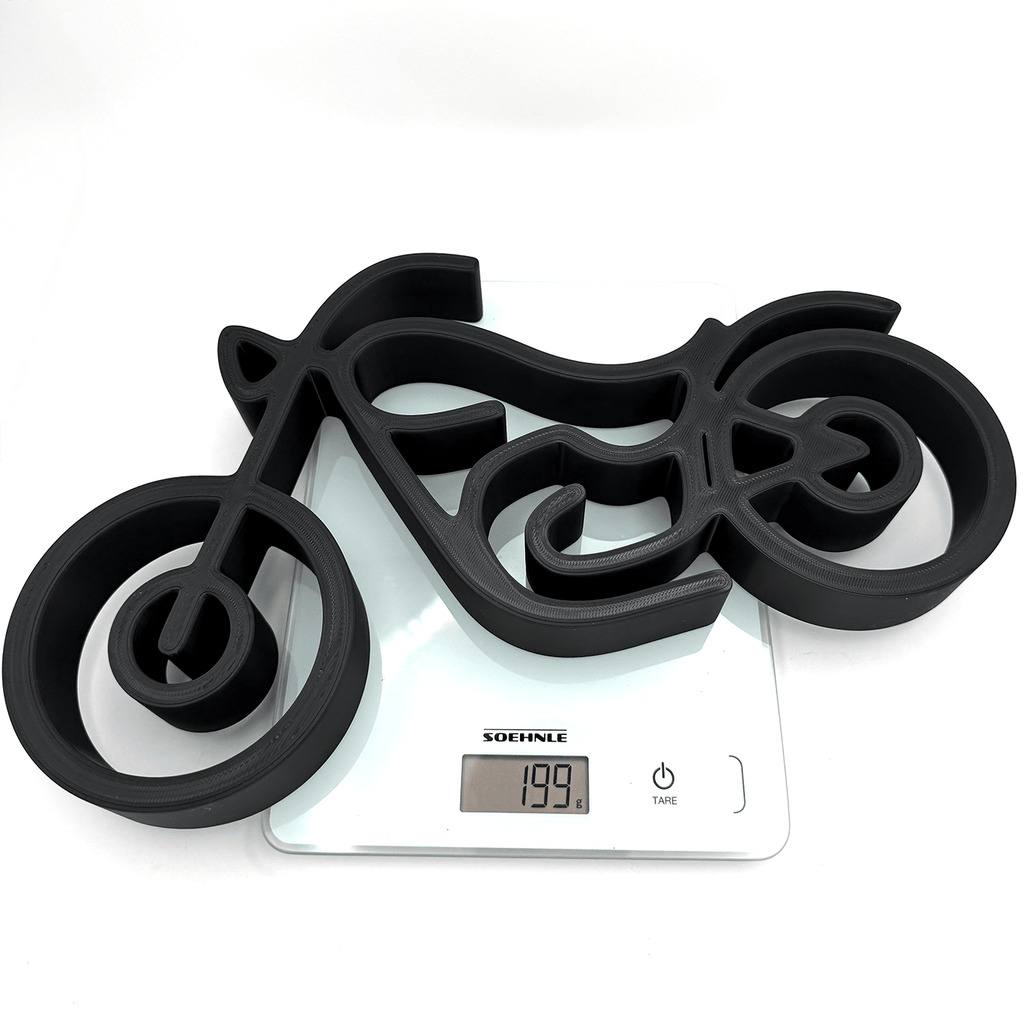Stoere motor decoratie – minimalistisch en krachtig design - 3dbende