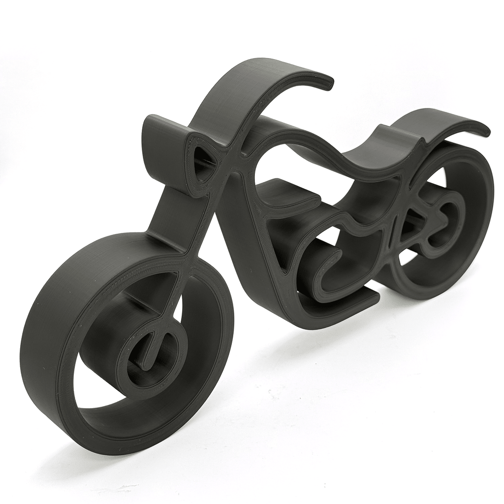 Stoere motor decoratie – minimalistisch en krachtig design - 3dbende