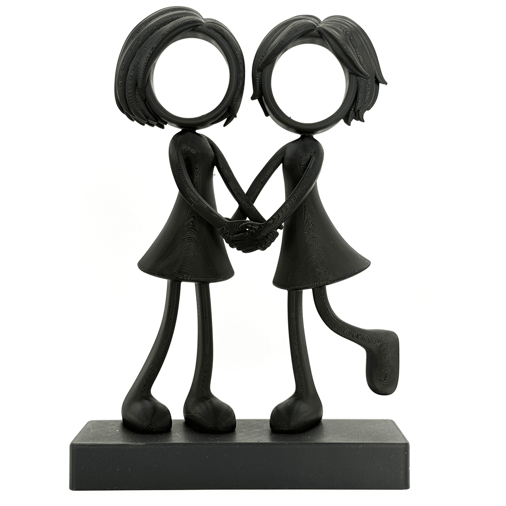 Twee Vriendinnen Samen - 3dbende