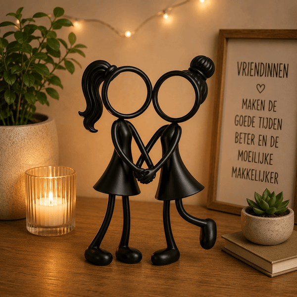Twee Vriendinnen Samen Variant - 3dbende