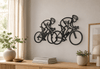 Wielrenners wanddecoratie - 3dbende